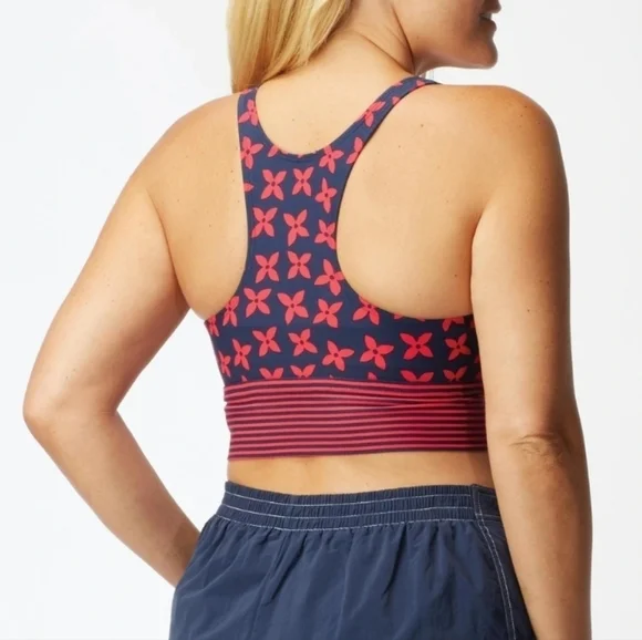 Beach House Darcy Racerback Underwire Bikini Top - Cape May Size 6 - Picture 2 of 8